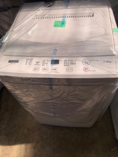 美品　2022年製 ヤマダオリジナル 7kg　洗濯機