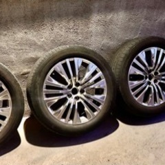 本日のみ　19インチ　
ハリアー　ホイール　タイヤ車のパーツ タイヤ、ホイール