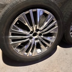 本日のみ　19インチ　
ハリアー　ホイール　タイヤ車のパーツ タイヤ、ホイール