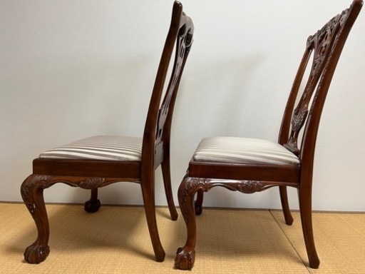 IDC大塚家具ダイニングチェア4脚セット(メルカリ掲載中：メルリン  