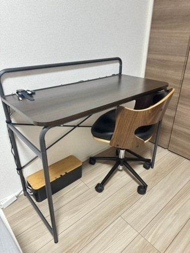 家具 オフィス用家具 机　椅子セット