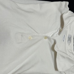 白のポロシャツ