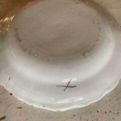 フランスアンティーク 18世紀ムスティエ✖️印あり