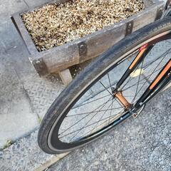 ロードバイク 700x28c 2x7変速 黒 サイズ S 配達可能