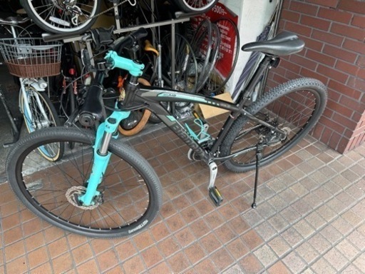 29インチ　Bianchi \nKUMA　3×8speed　油圧ディスクブレーキ　ブラック