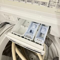  18317  Panasonic 一人暮らし洗濯機 ガラストップ 2018年製 7Kg ◆大阪市内・東大阪市他 6,000円以上ご購入で無料配達いたします！◆ ※京都・高槻・枚方方面◆神戸・西宮・尼崎方面◆生駒方面、大阪南部方面　それぞれ条件付き無料配送あり！            