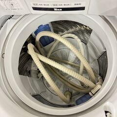  18317  Panasonic 一人暮らし洗濯機 ガラストップ 2018年製 7Kg ◆大阪市内・東大阪市他 6,000円以上ご購入で無料配達いたします！◆ ※京都・高槻・枚方方面◆神戸・西宮・尼崎方面◆生駒方面、大阪南部方面　それぞれ条件付き無料配送あり！            