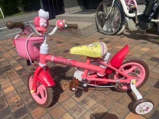 ハローキティ女児自転車12インチ