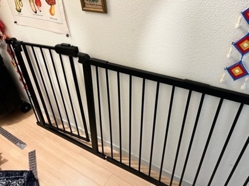 【ベビーゲート】74.5〜191cm ブラックカラー