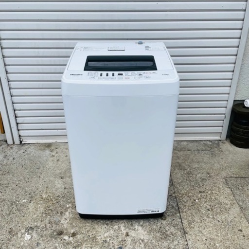 【2018年製/美品】Hisense 洗濯機 4.5kg