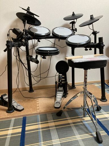 Donner 電子ドラム セットDED-200 初心者 自宅練習 Donner 電子