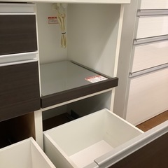 高橋木工所 2枚扉レンジボード フレスコ90H【トレファク 川越店】