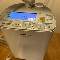  全国送料無料   稼働確認済 Panasonic 連続式電解水生成器 還元水素水生成器　整水器 TK-HS70 家庭用 浄水器 (通電のみ確認済み) 使用には別売りカートリッジが必要 浄水器