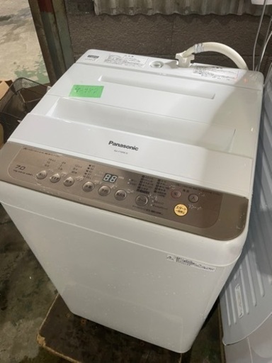 洗濯機　Panasonic 7kg 2017年製　美品　家電 生活家電 洗濯機
