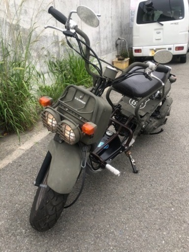(完売御礼)⭕️HONDAズーマーUSAアーミーカラー、ロンホイ、4サイクル、水冷エンジン