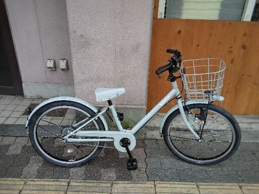 [BRIDGESTONE] bike.j(ビッケ ジュニア)22吋 子供自転車 シングル/ブルーグレー