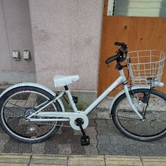 [BRIDGESTONE] bike.j(ビッケ ジュニア)22吋 子供自転車 シングル/ブルーグレー