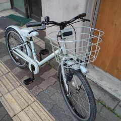 [BRIDGESTONE] bike.j(ビッケ ジュニア)22吋 子供自転車 シングル/ブルーグレー