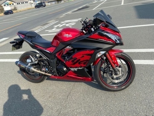 バイク カワサキ　2017年式　\nninja250SE 赤黒