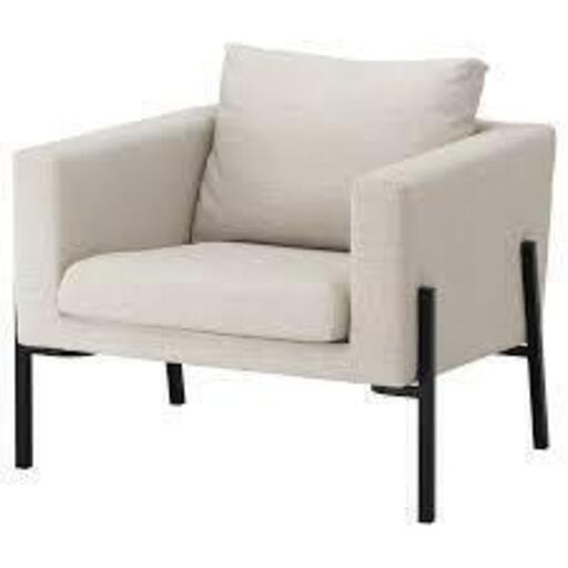 [美品] IKEA1人掛ソファ KOARP ベージュ
