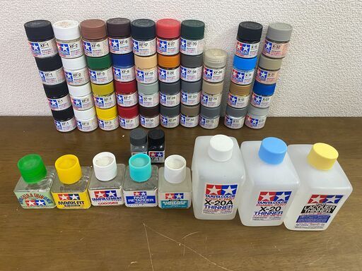 タミヤカラー　アクリル塗料ミニ他　 タミヤカラー等約50点セット 0622-1