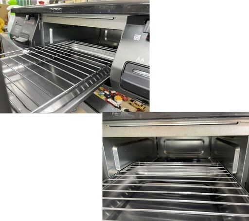 都市ガス リンナイ 左強火 2018年製 RTE594BK2L ガステーブル ガス台