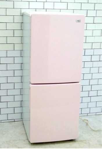Haier 2020年製 仙台市内トラック荷台渡し無料！ サクラピンク JR-NF148B家電 キッチン家電 冷蔵庫