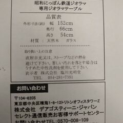 12-30 ジオラマテーブル ショウケース ショーケース【引取限定・現状