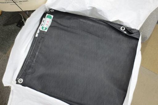 未使用保管品 1.8M×7.2M メッシュシート 10枚入 飛散防止 ブラック  