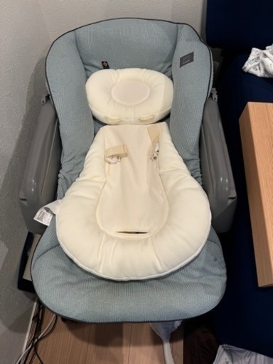 Combi コンビ ホワイトレーベル ネムリラ AUTO SWING BEDi Long スリープシェル EG ミンティーブルー [ハイローラック (新生児～4歳頃まで)]