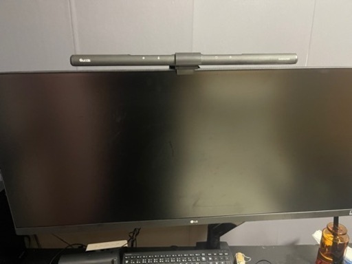 LG 34インチモニター ライト付き
