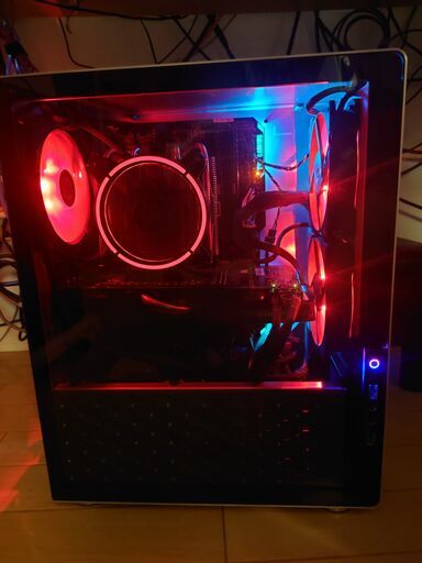 値下げ中 ゲーミングPC Win11 i5 8400 メモリ16GB SSD 256GB R9 280 LEDファン