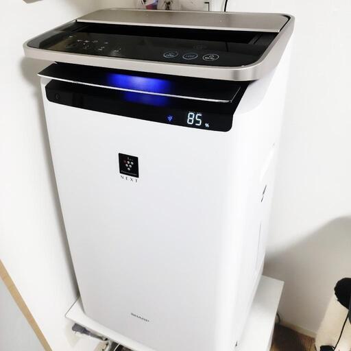 KI-LP100 SHARP 加湿空気清浄機 プラズマクラスター NEXT(50000) プレミアム 23畳 / 空気清浄機 40畳 自動掃除 中古品