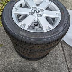 【ほぼ新品・値下げ】ダイハツDAIHATSUタフトTAFT純正タイヤ・アルミホイール4本セット【価格交渉可】