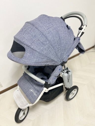 エアバギー　メランジデニム　子供用品 ベビー用品 ベビーカー、バギー