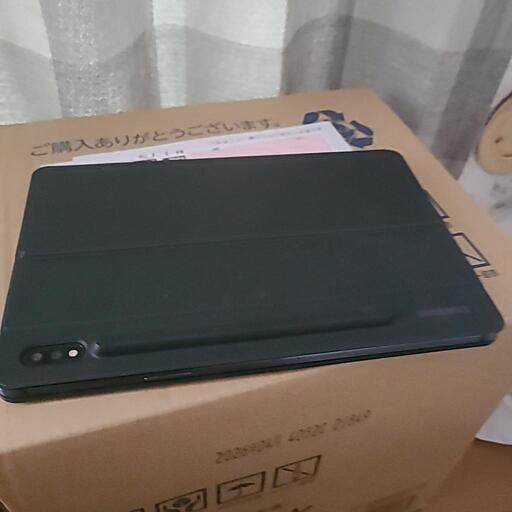 Sumsung Galaxy Tab S7 256G キーボード、新規パッチ付 海外版   LTE
