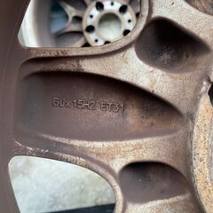 スタッドレスタイヤ　ベンツ用ホイール付き　195/65R15 