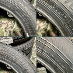 ★送料・設置無料🌟★新生活応援・家電セット！冷蔵庫・洗濯機 2点セット✨-「商談中」❹ 155.65.14 新品ブリヂストンタイヤ4本