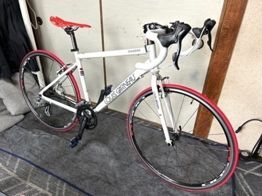 ルイガノロードバイクSHIMANO18段変速、新品部品多数