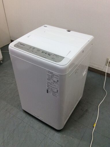 （9/12受渡済）JT9001【Panasonic/パナソニック 6.0㎏洗濯機】美品 2019年製 NA-F60B13 家電 洗濯 簡易乾燥付