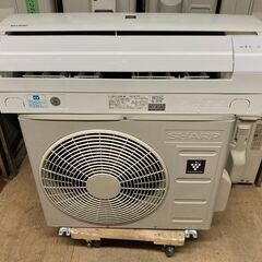 K05378　中古エアコン シャープ 2020年製 主に6畳用 冷房能力 2.2KW / 暖房能力 2.5KW