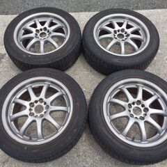 【アルミホイールタイヤ付き4本 WORK EMOTION XD9 17インチ】