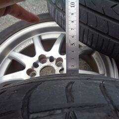 【アルミホイールタイヤ付き4本 WORK EMOTION XD9 17インチ】