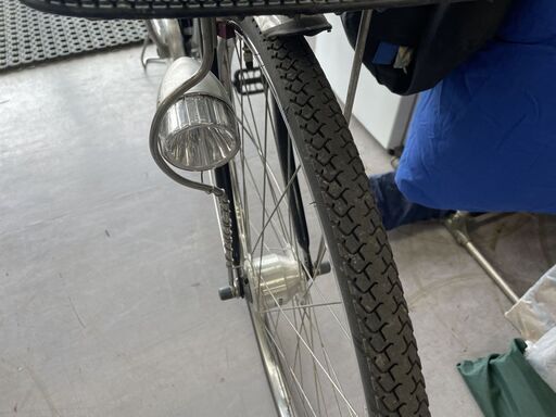 27インチ 3段変速 自転車 荷台付き ライト 鍵 カゴ ママチャリ 変速