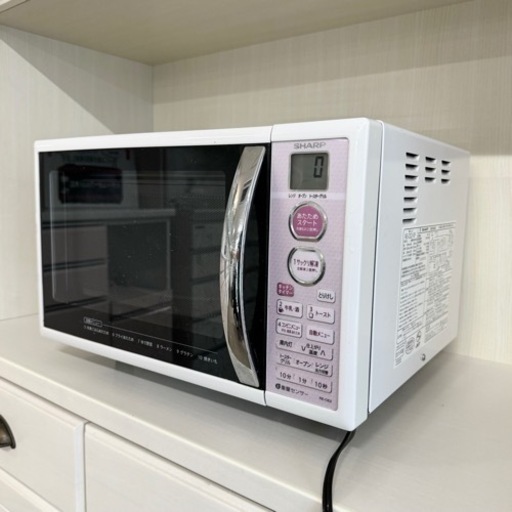 【美品‼️】シャープ 2015年製 15Lオーブンレンジ ピンク♪