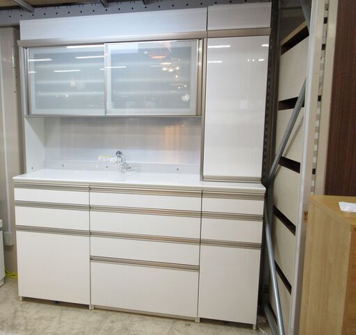 ☆値下げしました！☆Hettichi / ヘティヒ 3連レンジボード ホワイト【ユーズドユーズ名古屋天白店】JO6-24