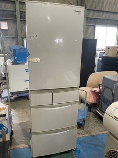 ⑤2013年製　Panasonic NR-ETR437-H 426L 美品家電 キッチン家電 冷蔵庫