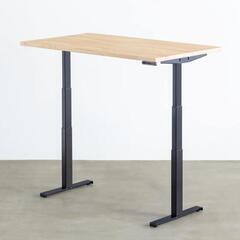 【7/25最終受付】 THE TABLE ラバーウッドナチュラル×スマート電動昇降脚（最安値です）