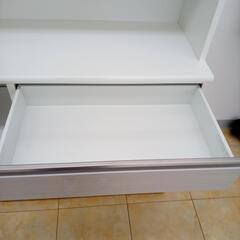 ☆ジモティ割あり☆ レンジボード 白 H205.5×D50×W120 クリーニング 