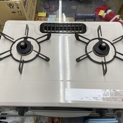 リンナイ ガステーブル 2021年製 都市ガス用 KG34NBEL 幅56㎝ ガスコンロ 左強火 ベージュ系 水無し片面焼き 札幌市手稲区